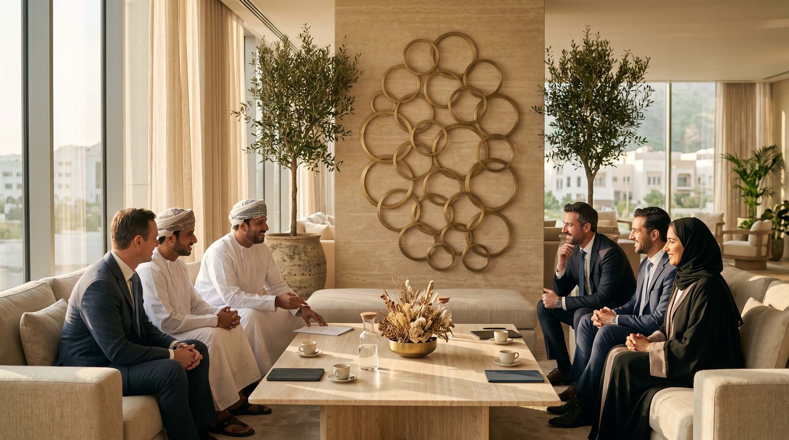 Family Constitution and Succession Advisory in Oman - Executive Team & Client Collaboration in Oman