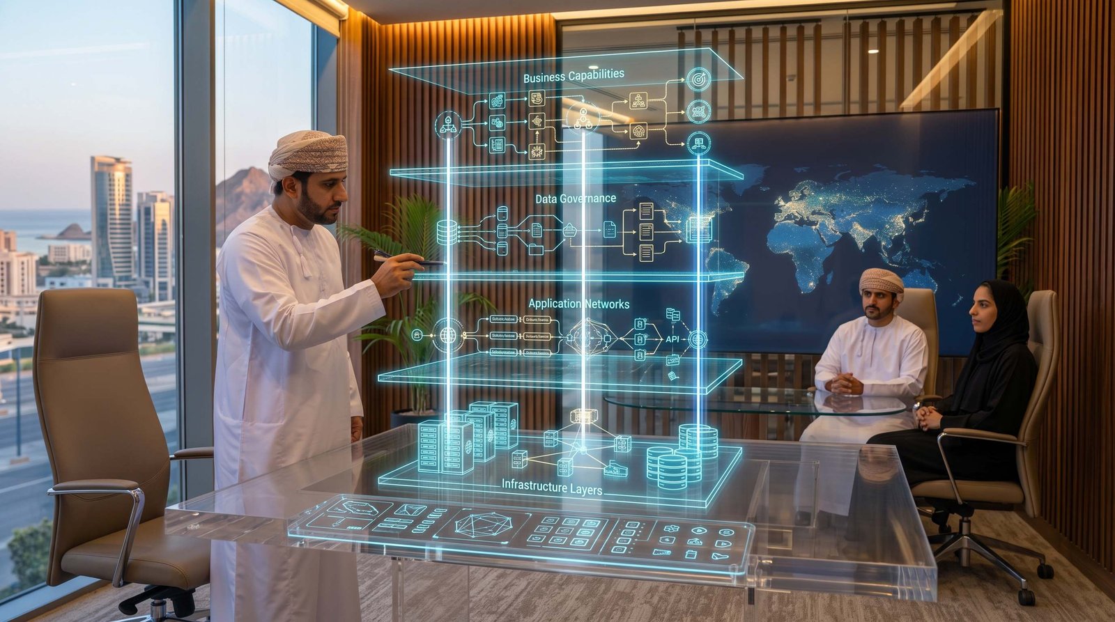 ISO 9001 Quality Management System Consulting in Oman - Executive Team & Client Collaboration in Oman