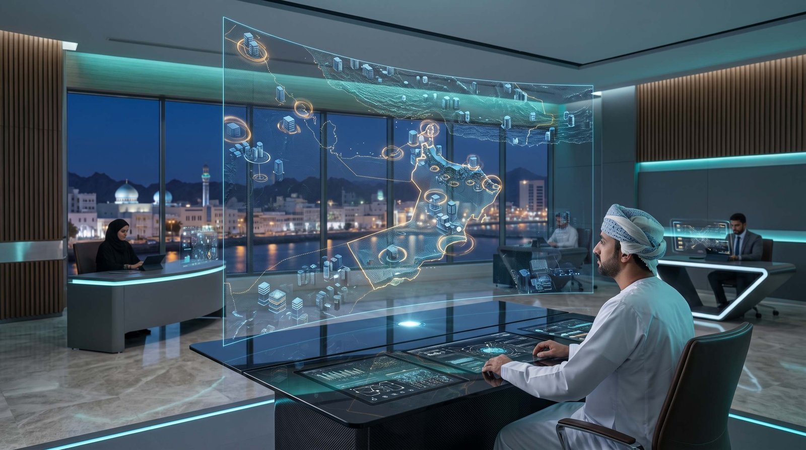 AI Consulting in Oman - Executive Team & Client Collaboration in Oman