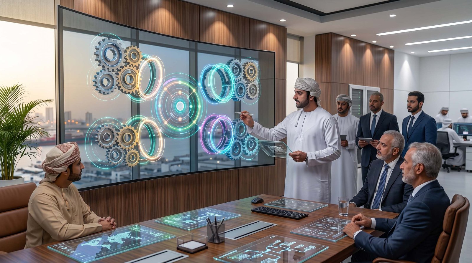 Business Process Automation in Oman - Executive Team & Client Collaboration in Oman