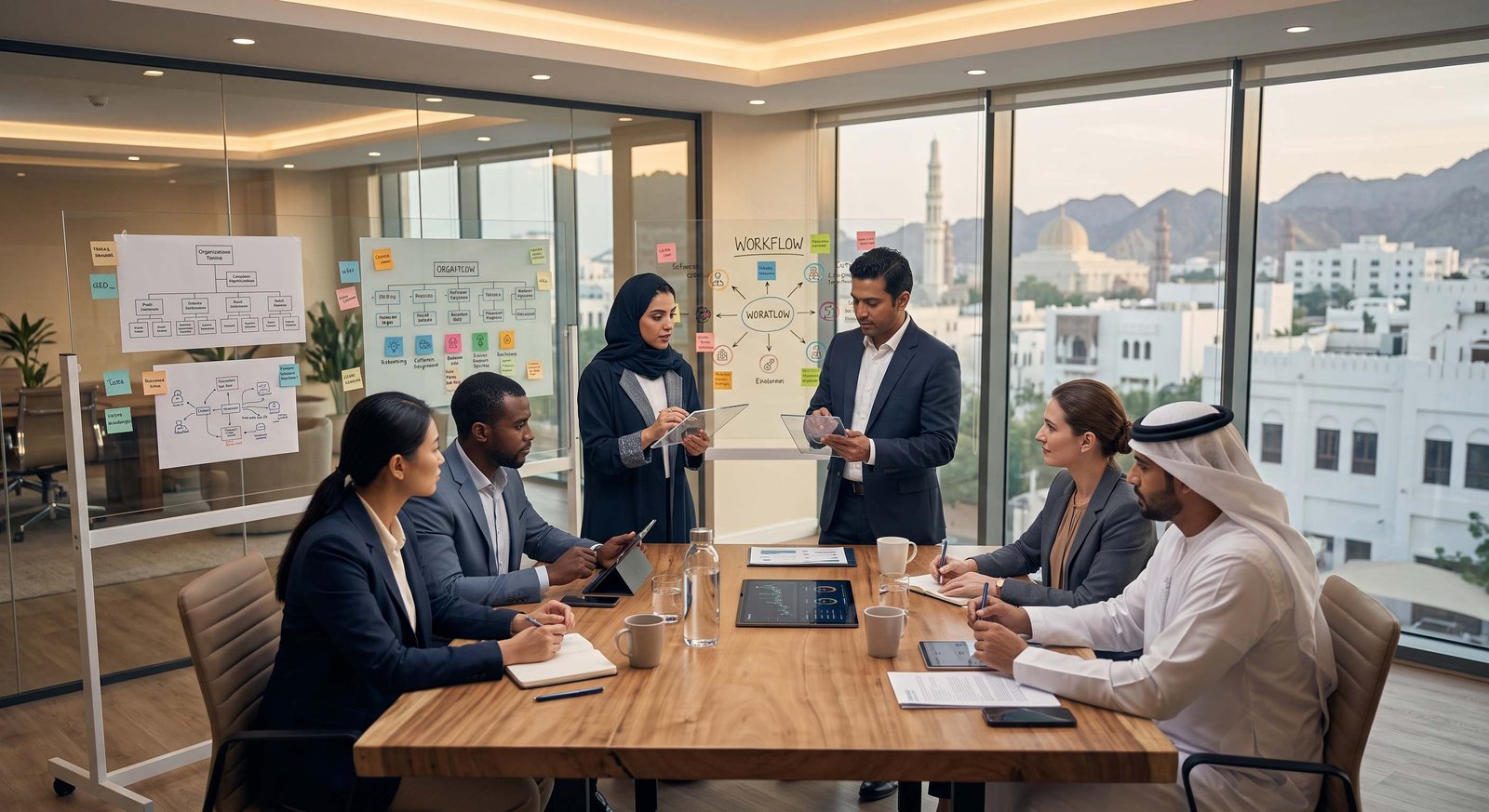 Business Process Transformation in Oman - Executive Team & Client Collaboration in Oman