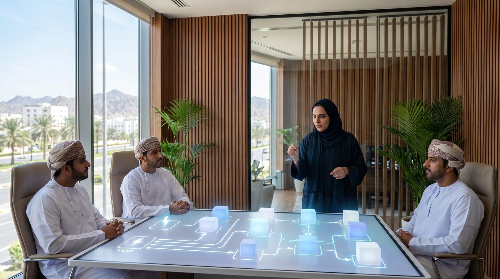 Invest Easy Portal Setup Consulting in Oman - Executive Team & Client Collaboration in Oman
